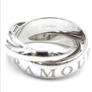 Cartier vintage “or amour et trinity” ring.